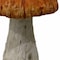 Homeroots 15in Orange And White Polyresin Mushroom Outdoor Statue 523603 - alternate 2