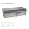 Mytee Products 18 inx24 inx60 in Aluminum Trailer Underbody Tool Box with Barndoor Style Double Doors TBAL182460-PLDP - alternate 7