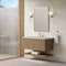 James Martin Vanities Allamari 48" Single Vanity, Dune Mist w/ 3 CM Victorian Silver Silestone Top D640-V48-DMS-WVSL - alternate 5