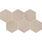Daltile Mesmerist 4'' Ceramic Hexagon Wall Tile 3.00 SQFT Per Carton, 30PK MM314HEX1P2 - alternate 3