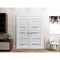 Sartodoors Solid French Double Doors Frosted Glass White 60x84 (2* 30x84) Solid Core Modern Interior QUADRO4445DD-WS-6084 - alternate 5