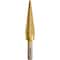 Neiko Titanium Step Drill Bit, High-Speed Alloy-Steel Bit, 13 Step Sizes from 1/8 Inch to 1/2 Inch 10182A - alternate 1