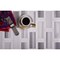 Apollo Tile White Gray 10x12 Equator, Thassos Marble Polished Floor and Wall Mosaic Tile 4.04 sqft/case, 5PK APLMRM88R05A - alternate 5