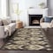 Homeroots 5' X 8' Brown Beige And Taupe Southwestern Washable Indoor Outdoor Area Rug 587807 - alternate 4
