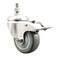 Service Caster 3.5 Inch 316SS Gray Polyurethane Swivel 12mm Stem Caster Total Lock Brake SCC-SS316TSTTL20S3514-PPUB-M1215 - alternate 1