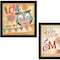 Homeroots Set Of Two Be the Reason Black Framed Print Wall Art, 2PK 405723 - alternate 4