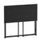 Homeroots 32" Black Wood and Stainless Steel Computer Desk 723770 - alternate 5