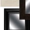 Homeroots Set of Ten Brown And White Square And Rectangle Framed Mirror Set, 10PK 366041 - alternate 5