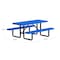 Leisure Craft Rectangle Portable Picnic Table, Blue, 6 ft L T6XPP-BLUE - alternate 3