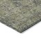 Homeroots 8' Runner Moss Green and Gray Oriental Washable Non Skid Indoor Outdoor Runner Rug 563809 - alternate 4