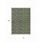 Homeroots 10' X 14' Olive Green Fern Green And Silver Geometric Washable Indoor Outdoor Area Rug 615217 - alternate 6