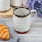 Gibson Home Terra Bella 4 Piece 18.5 Ounce Terracota Mug Set in Pearl White 142557.01 - alternate 3