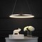 Jonathan Y Brice 23.75" Modern Contemporary Metal Round Integrated LED Pendant, Chrome JYL7203C - alternate 11