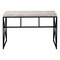 Homeroots 47" Taupe and Black Computer Desk 333549 - alternate 1
