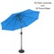 Pure Garden 10-Foot Patio Umbrella with Base, Brilliant Blue 50-LG1035B - alternate 1