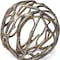 Homeroots 7" Antiqued Gold Rustic Tree Branch Aluminum Orb Tabletop Sculpture 392471 - alternate 4