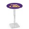Holland Bar Stool Co 36" Chrome Louisiana State Pub Table, 36" dia. Top L217C3636LaStUn - alternate 1