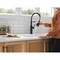 Delta Theodora Single-Handle Pull-Down Spring Kitchen Faucet 18804Z-BL-DST - alternate 5