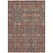 Homeroots 8' X 10' Red And Dark Blue Floral Washable Indoor Outdoor Area Rug 564371 - alternate 3