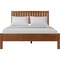 Homeroots Three Piece Walnut Solid Wood Bedroom Set 523673 - alternate 5