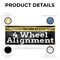 Signmission 4 Wheel Alignment, 18 Inch x 48 Inch, Vinyl Banner B-30451 - alternate 2