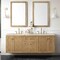 James Martin Vanities Laurent 72" Double Vanity, Light Natural Oak, w/ 3 CM Tajnar Eclos Top w/FreePower Wireless Charger 545-V72-LNO-FTJR - alternate 6