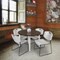 Regency Round Kahlo Breakroom Table W/ 4 Zeng Stack Chairs, 36 in W, 36 in L, Neo Walnut TPL36RNDNWCM44GY - alternate 5