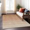 Homeroots 9' X 12' Copper And Beige Ombre Washable Indoor Outdoor Area Rug 595827 - alternate 7