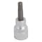 Vulcan Fractional Hex Bit Socket, Chrome, 7/32 in, 3/8 in Drive, 1-7/8 in OAL 3506005720 - alternate 1
