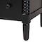 Baxton Studio Braith Farmhouse Black Spindle Wood Queen Size 4-Piece Bedroom Set 258-14204-14248-14246-14208-ZORO - alternate 5
