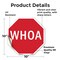 Signmission Whoa, 10 Inch X 10 Inch, Vinyl Decal OC-D-10-63 - alternate 3