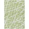 Homeroots 8' X 10' Green and White Abstract Washable Non Skid Indoor Outdoor Area Rug 559628 - alternate 5
