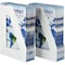 Acrimet Magazine File Holder Vertical Rack, Durable Plastic Desk Organizer, White, 2PK 277.7 - alternate 4