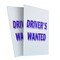 Signmission Drivers Wanted, Plastic Signs Only 24 Inch x 36 Inch, Corrugated Plastic, 2PK CSB-2436-2PACK-Drivers Wanted - alternate 1