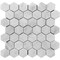 Apollo Tile White 12x12 Bianco Carrara Marble Polished Floor and Wall Mosaic Tile 4.83 sqft/case, 5PK APLKB88G03PA - alternate 1