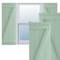 Ekena Millwork True Fit PVC, Four Board Joined Board-n-Batten Shutters w/Z-Bar, Seaglass , 21 1/2W x 80H, PR TFP102BBF21X080SG - alternate 1