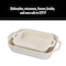 Staub Ceramic 2-pc Rectangular Baking Dish Setand, Rustic Ivory 1009555 - alternate 6