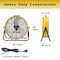 Edendirect 24in 3 Speeds Portable High Velocity Drum Fan Yellow with 1/3 HP, Turbo Blade, Low Noise IR-FAN7806 - alternate 8
