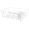 Simple Spaces Dish Drainer with Cutlery Basket, 20 lb Capacity, 18 in L, 13-1/2 in W, 5-1/2 in H, Steel JI-25W-3L - alternate 1