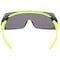 Mcr Safety Klondike (OTG), Safety Glasses, UV420 MAX6, Gray Lens, Black/Lime Frame, Half Frame OG222PF420 - alternate 2