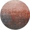 Homeroots 8' Blush And Dark Gray Round Ombre Washable Indoor Outdoor Area Rug 602889 - alternate 5