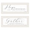 Homeroots Set Of Two Gather Together 1 White Framed Print Wall Art, 2PK 406068 - alternate 1
