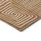 Homeroots 5' X 8' Copper And Ivory Geometric Washable Indoor Outdoor Area Rug 600775 - alternate 5