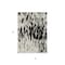 Homeroots 5' X 8' Black And Ivory Abstract Washable Indoor Outdoor Area Rug 612636 - alternate 7
