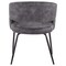 Leisuremod Gavin Series Modern Chair Black Frame in Charcoal GDC52CH - alternate 5
