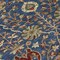Homeroots 3' X 5' Navy Blue Brown And Red Floral Washable Indoor Outdoor Area Rug 603425 - alternate 6