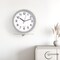 Clockswise 10-in Wall Mounted Clock with Hidden Storage Door Stylish Safe for Valuables Featuring Secret QI004150.SI - alternate 5