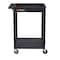 Luxor Top Tub and Bottom Flat Shelf Cart - Black STC12-B - alternate 4