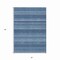 Homeroots 3' X 5' Denim Blue And Sky Blue Striped Washable Indoor Outdoor Area Rug 610582 - alternate 5