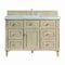 James Martin Vanities Lorelai 48'' S Vanity, Whitewashed Oak w/ Jasmine Pearl Silestone Top w/FreePower Wireless Charger 424-V48-WWO-FEJP - alternate 1